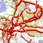 De files rond 17:00uur